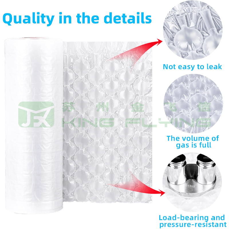 Plastic Packaging Bubble Roll Wrap Hulu Inflatable Air Cushion Film