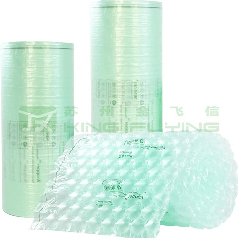 Plastic Cushion Air Bubble Packaging Wrap Film For Transport