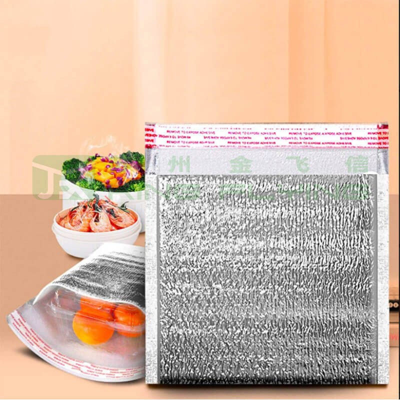 Durable Reusable Insulation Food Packaging Bag With Aluminum Film