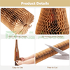 Degradable Honeycomb Paper Mesh Sleeve For Glass Bottle Packaging
