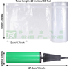 Transparent Inflatable Air Pillow Bag For Recyclable And Sustainable Packaging