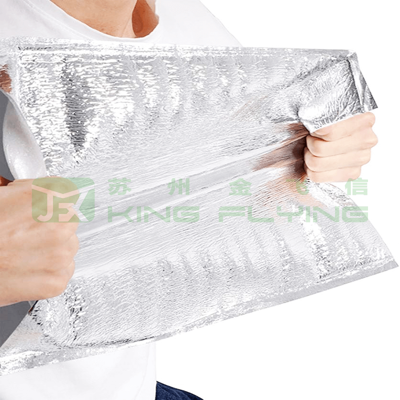 Custom Disposable Takeout Aluminum Foil Insulation Thermal Food Packaging Bag