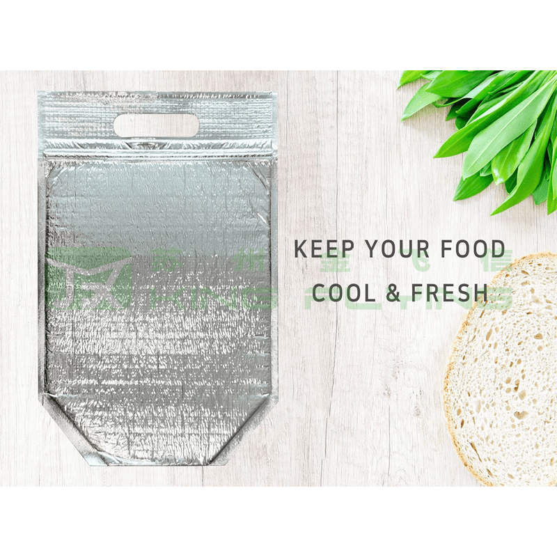 Fresh Food Storage Aluminum Foil EPE Foam Cooler Packaging Bag