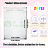 Waterproof Metallic Bubble Cushioned Shipping Bag For Small Business