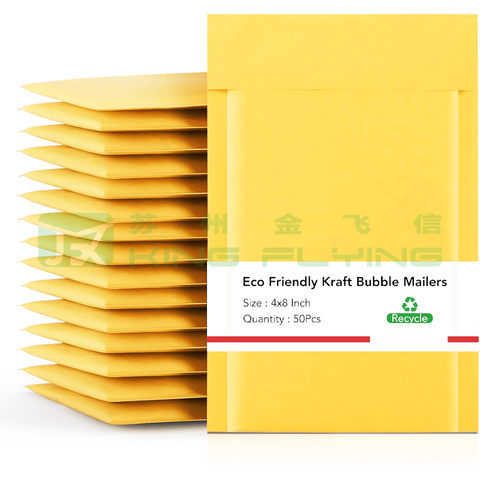 Recyclable Custom Eco Friendly Biodegradable Compostable Kraft Bubble Bag