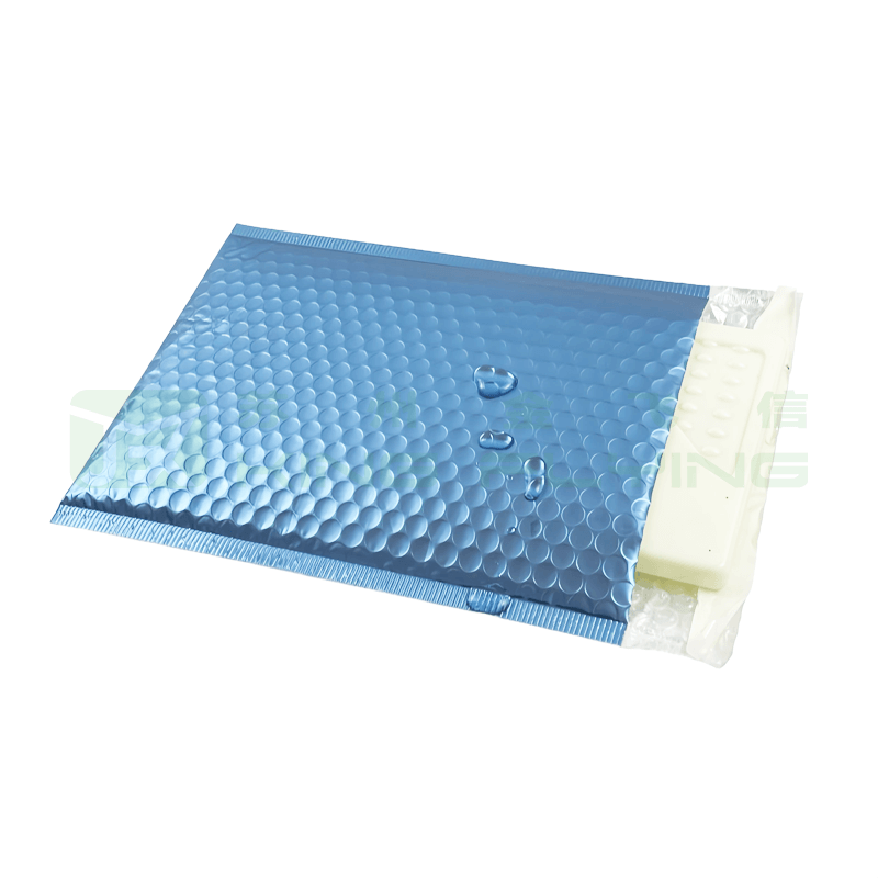 Shockproof Aluminum Film Metallic Bubble Express Packaging Bag