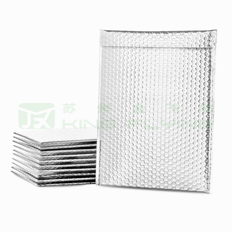 Waterproof Factory Metallic Bubble Bag For Christmas Gifts Packaging Delivery