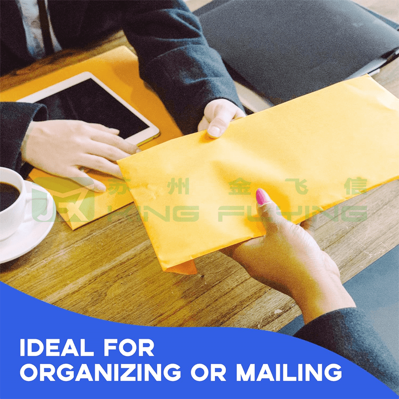 Custom Printed Clothing Packaging Kraft Paper Cardboard Envelope