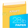 Custom Printed Clothing Packaging Kraft Paper Cardboard Envelope