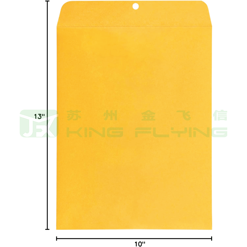 Size Paper Recycled Kraft Expandable Cardboard Envelope For Fabric