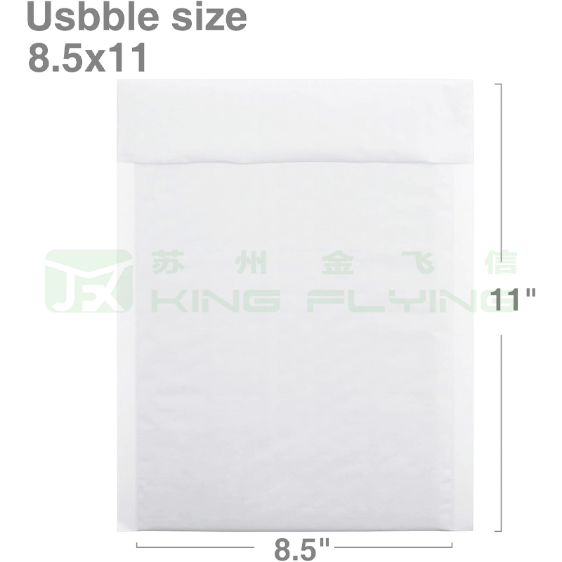 Customize Biodegradable Recycled Kraft Paper Bubble Shipping Bag