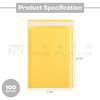 Shock Resistant Kraft Bubble Packaging Mailer For Delivery