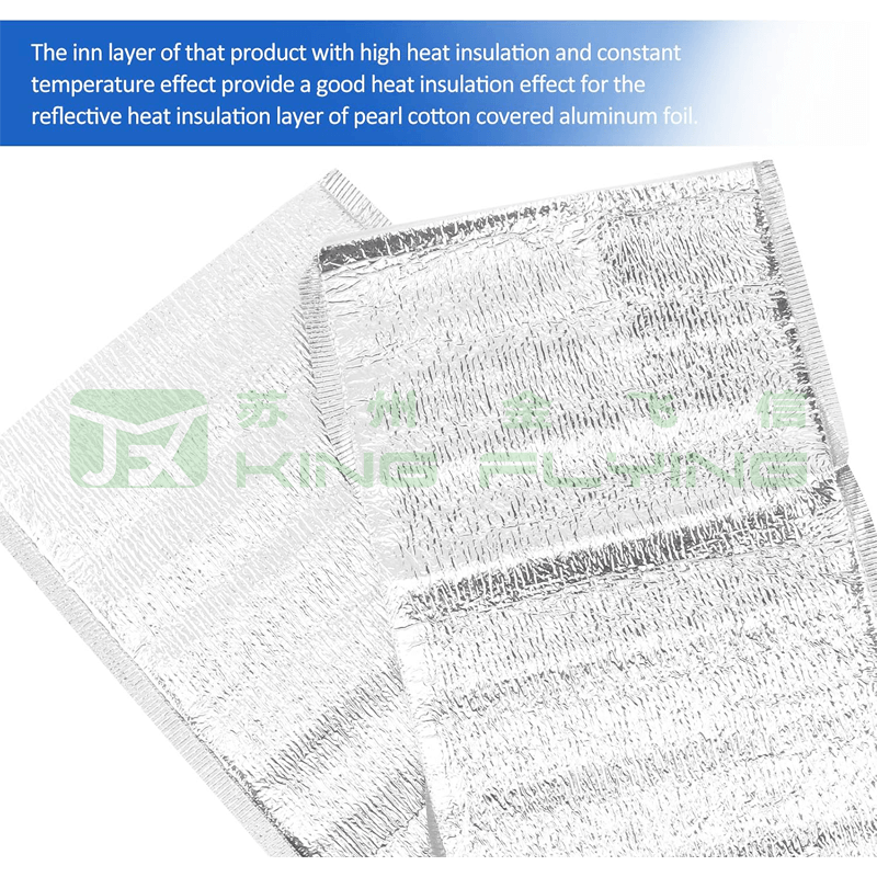 Custom Size Self-Adhesive EPE & PE Insulated Food Packaging Bag