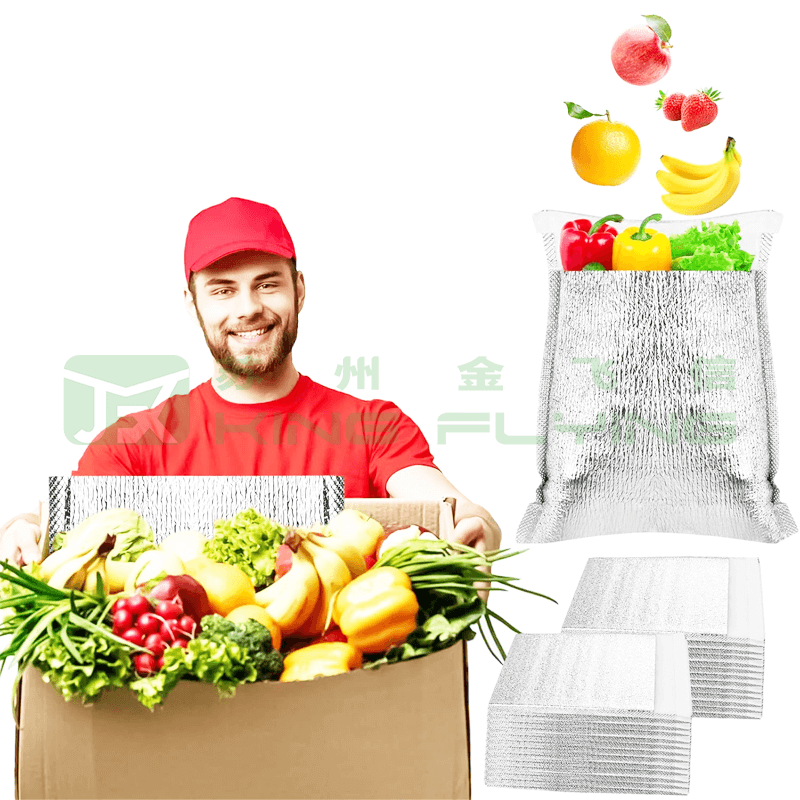 Flexible And Strong Cold Chain Packaging Bag With Aluminum Coating