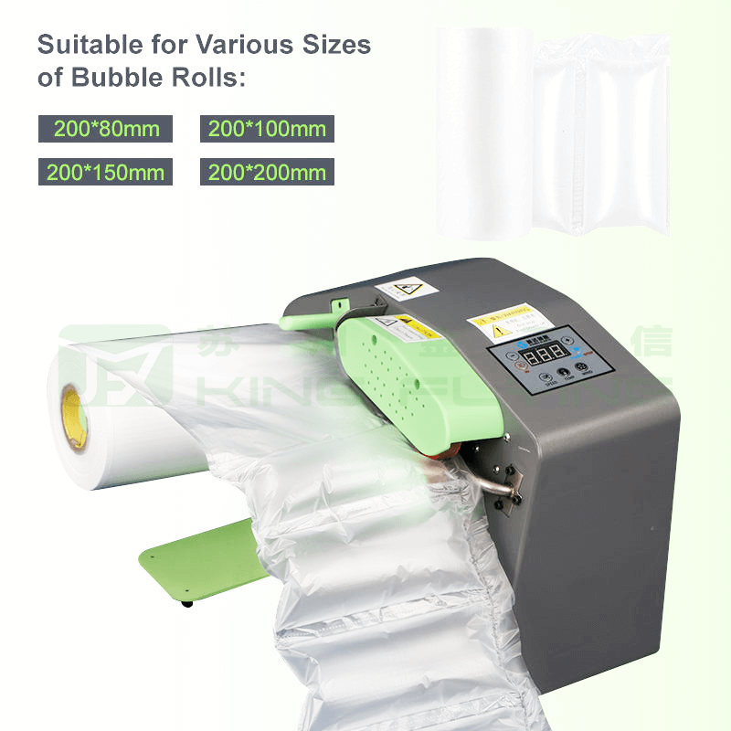 Portable Electric-Driven Air Bubble Film Machine For Carton Packaging