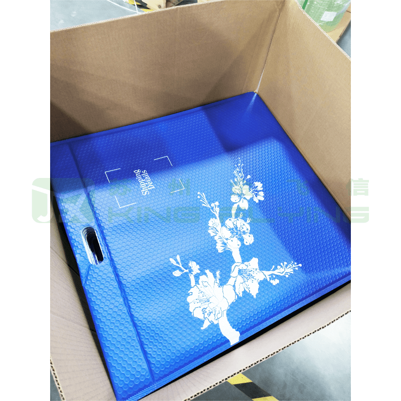 Custom Self Seal Poly Bubble Courier Packaging Mailer With Handle