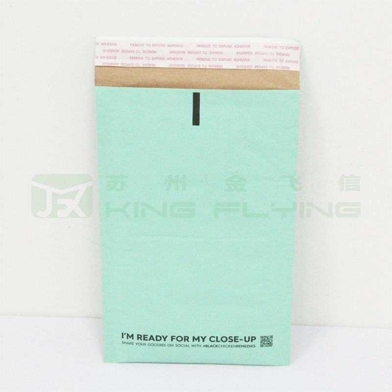Seal Sealing Kraft Honeycomb Paper Courier Packaging Mailer For Clothing
