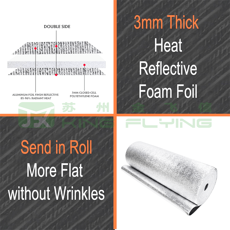Aluminum Foil EPE/XPE Foam Fire Resistant Thermal Insulation Material
