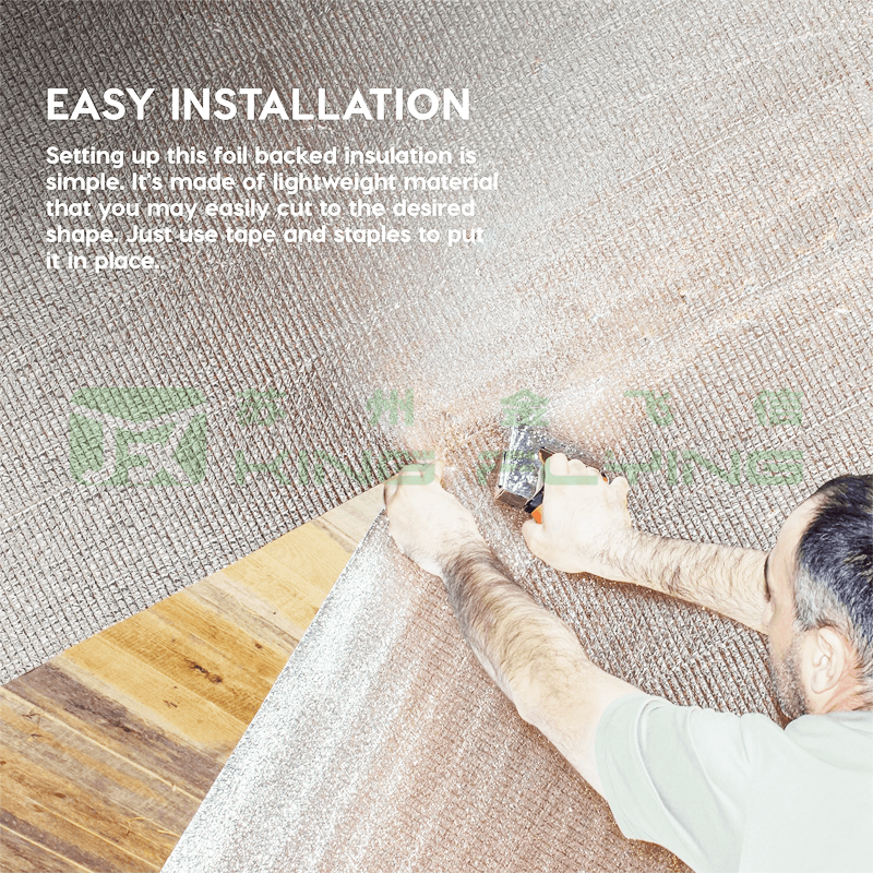 Gymnasium Roof And Wall Silver Aluminum Foil Heat Insulation Material