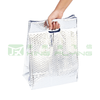 Aluminum Foil Bubble Thermal Insulated Food Packaging Bag With Handle