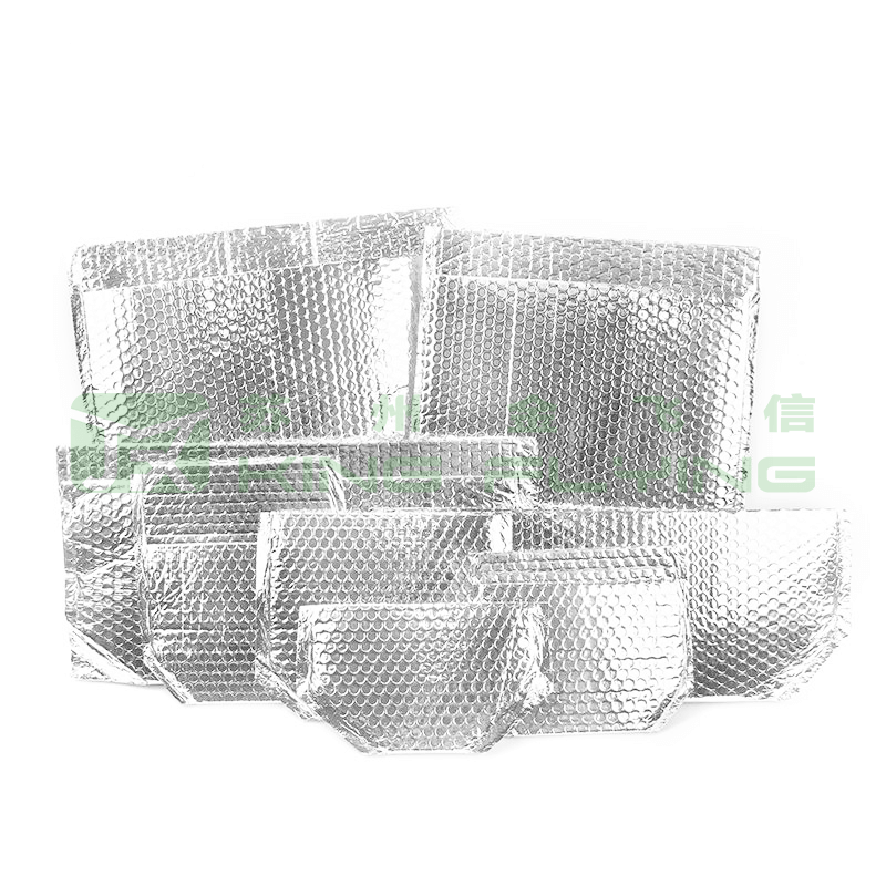 Lightweight Thermal Aluminum Bubble Bag For Meal Prep Food Packaging