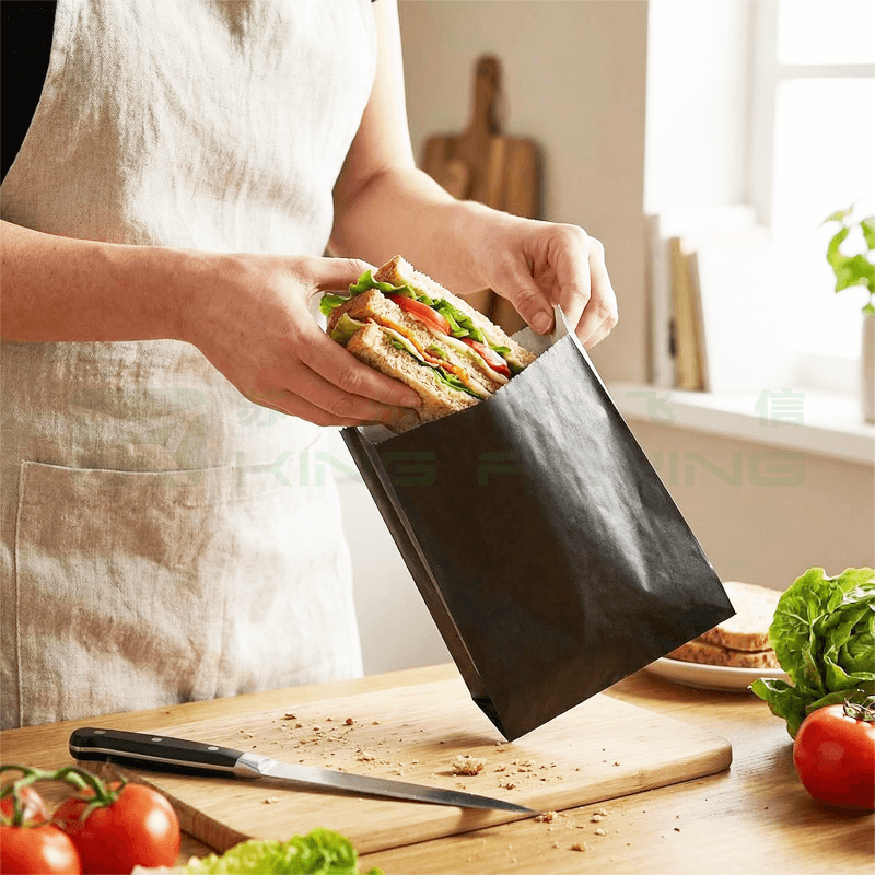 Custom Printed Biodegradable Recycled Self Adhesive Wax Glassine Packaging Bag