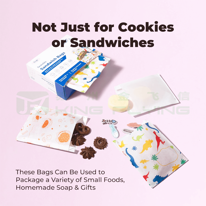 Custom High Quality Disposable Water-Proof Glassine Paper Waxed Bag
