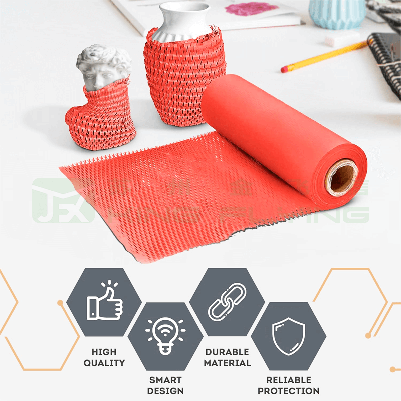 Shock-proof Packaging Honeycomb Wrapping Paper Sleeve For Transport
