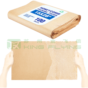 Custom Printed Shockproof Eco Friendly Honeycomb Paper Sleeve For Wrapping