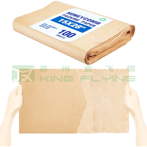 Custom Printed Shockproof Eco Friendly Honeycomb Paper Sleeve For Wrapping