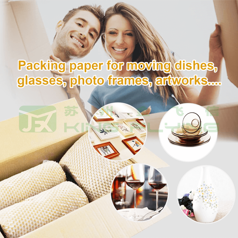 Factory Honeycomb Wrapping Packing Paper Bulk Cushioning Roll