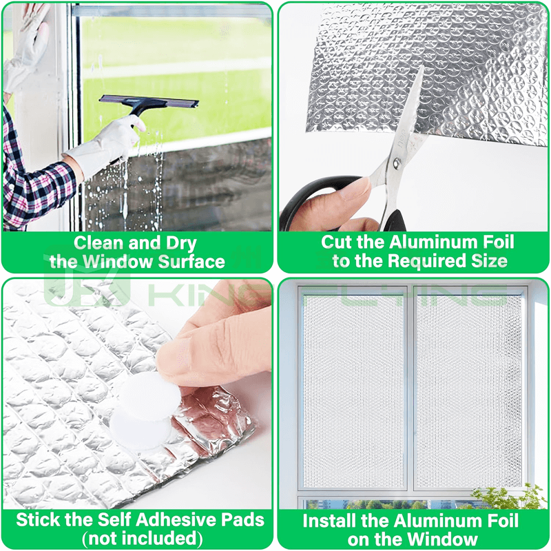 Aluminium Bubble Foil Radiator Heat Insulation Packaging Building Material