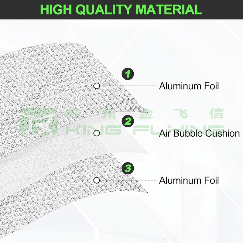 Wall Thermal Insulation Double Sided Bubble Aluminum Foil Packaging Sheet