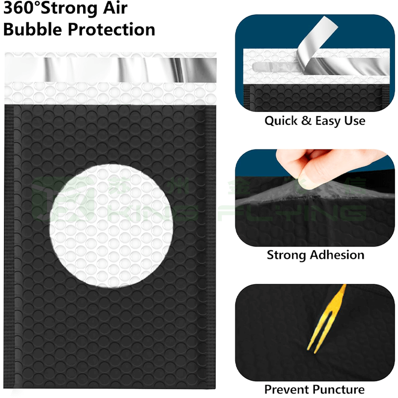 Factory Wholesale Self Seal Waterproof Custom Poly Bubble Packaging Bag