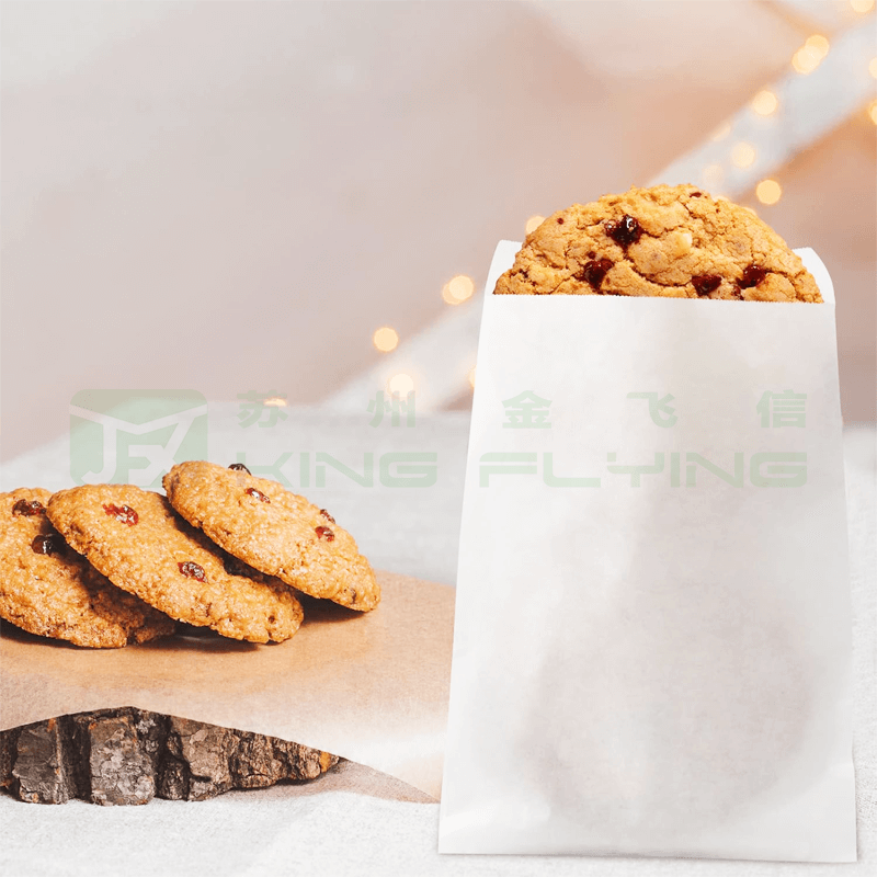 Eco-Friendly Waterproof Biodegradable Frosted Glassine Paper Bag For Clothing Packaging