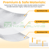 Double Sided Foil Bubble Thermal Insulation Packaging Material For Oven