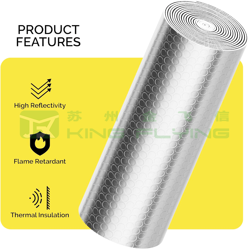 Aluminum Foil Sound Proof Thermal Insulation Bubble Packaging Blanket