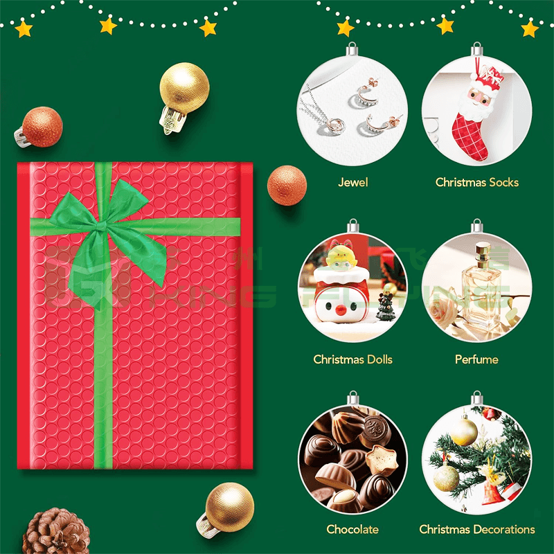 Customization Logo Shipping Padded Poly Bubble Mailing Packaging Bag