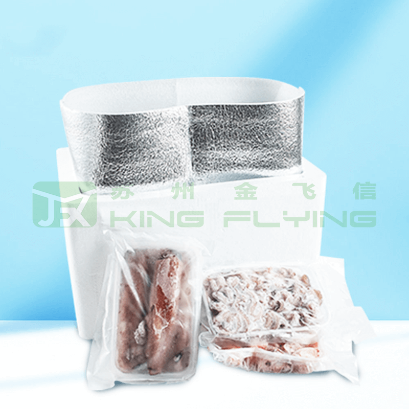 Custom Disposable Aluminium Foil Ice Cooler Thermal Insulated Packaging Bag