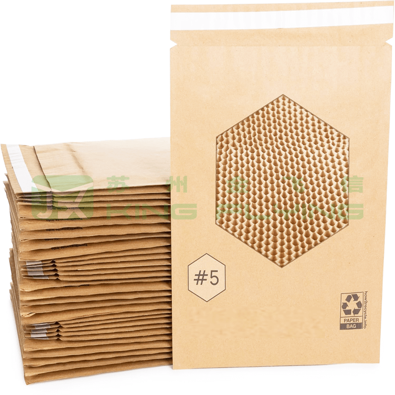 Kraft Honeycomb Paper Padded Packaging Envelope For Small Business