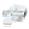 Aluminum Bubble Keep Cold Fresh Shipping Thermal Insulated Delivery Bag