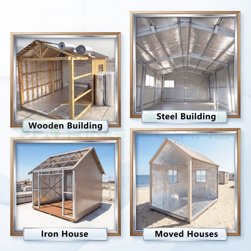 Customized Bubble Shield Aluminum Foil Heat Resistant Roofing Packaging Sheet