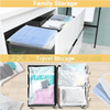 Transparent PVC PE Zipper Plastic Packaging Bag For Clothing/Underwear