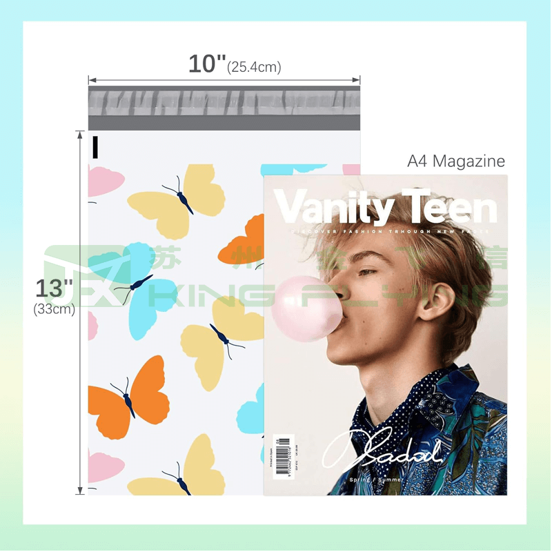 New Design Easy Tearing Strip Waterproof Poly Plastic Packaging Bag
