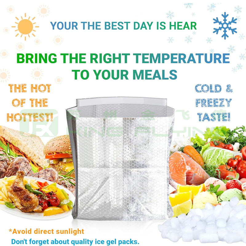 Aluminum Thermal Bubble Bag
