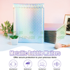 Custom Logo Tear-proof Cushioned Postal Metallic Bubble Packaging Bag