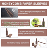 Eco-Friendly Honeycomb Packing Paper Sleeve Roll For Glassware Cushioning
