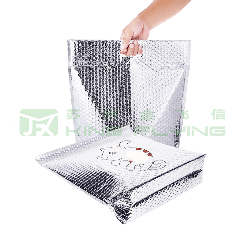 Advanced Temperature Regulating Bubble Cooler Bag For Food Packaging Control