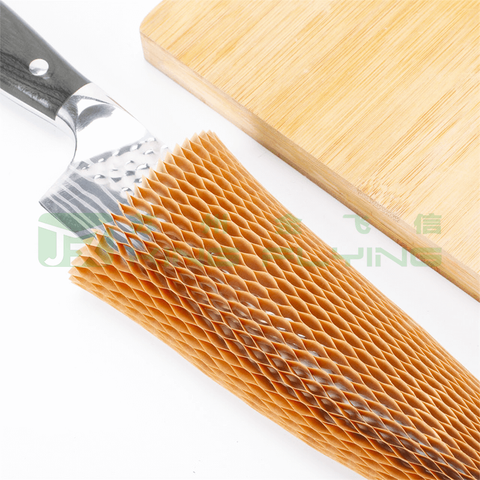 New Design Premium Transport Packaging Honeycomb Kraft Paper Bottle Sleeve