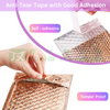 Waterproof Metallic Bubble Courier Cushioned Packaging Mailer For Jewelry Delivery